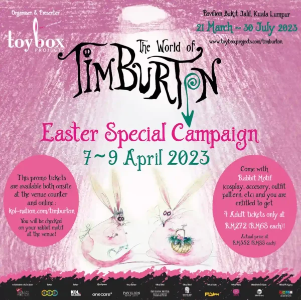 The World of Tim Burton Easter Promo Poster